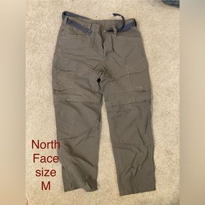 The North Face Brown nylon hiking pants that zip off to shorts - men’s M